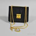 Moschino Black Nylon Evening Bag