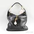 Luella Black Leather Hobo Bag