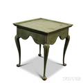 Queen Anne Greenpainted Tea Table