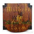 Painted Milbert Farm Sign