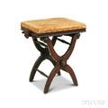 Renaissance Revival Walnut Tabouret