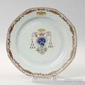 Armorial Export Porcelain Plate