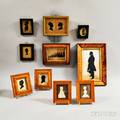 Ten Framed Silhouettes