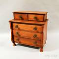 Miniature Classicalstyle Walnut Chest of Drawers