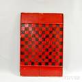 Red and Blackpainted Game Board