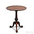 Chippendalestyle Mahogany Tilttop Tea Table