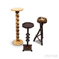 Three Folk Art Plant Stands