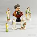 Six Staffordshire Ceramic Figures