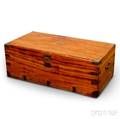 Chinese Export Brassbound Camphorwood Campaign Chest