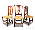 Three Chippendale Side Chairs