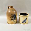 Two Norton Cobaltdecorated Stoneware