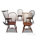 Five Windsor Chairs