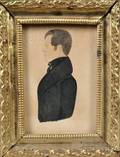 American School Early 19th Century Portrait of a Man in Profile