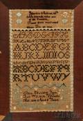 Needlework Sampler Olive Spaulding