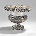 The Morgan Cup Sterling Silver Repousse Wine Cooler Awarded to the Schooner Sachem