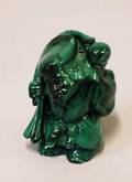 1219 CARVED MALACHITE FIGURE OF HOTAI