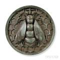 Cast Bronze Honey Bee Plaque