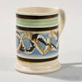 Mochadecorated Creamware Pint Mug