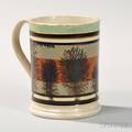 Mochadecorated Creamware Pint Mug