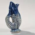 Stoneware Fish Pitcher