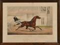 Currier  Ives publishers American 18571907 The Celebrated Trotting Mare Lucy Passing the Judges Stand