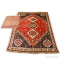 Shiraz Carpet and a Small Tekke Mat