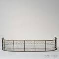 Iron and Brass Wirework Fender