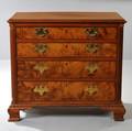 Mahogany and Mahogany Veneer Chest of Drawers