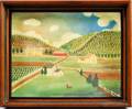Folk Art Farm Scene