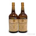 Canadian Club 6 Years Old 1952 2 half gallon bottles