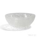 Lalique Art Glass Finches Bowl