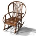 Childs Arts and Crafts Movement Willow Armchair