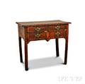George III Mahogany and Mahogany Veneer Dressing Table