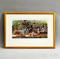 Framed Tasha Tudor American 19152008 Greetings to Mable Artists Proof