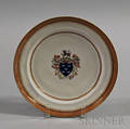 Export Armorial Porcelain Plate