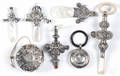 Silver and silver plated childrens toys