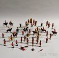 Fortytwo Mostly Britains Painted Lead Soldiers