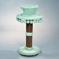 Light Greenpainted Sailormade Ropework Stand