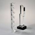 Two Sigma Lucite Sculptures