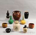 Ten Modern Pottery Vessels