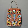 Plateau Beaded Hide and Cloth Bag