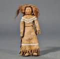 Plains or Plateau Beaded Hide Doll