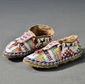 Lakota Beaded Hide Moccasins