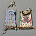 Two Ute Loombeaded Pouches