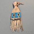 Blackfoot Beaded Hide Paint Bag