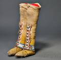 Cheyenne Womans Hightop Moccasins