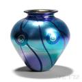 Robert Eickholt Seascape Art Glass Vase