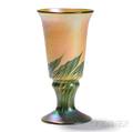 Lundberg Studios Chaliceform Art Glass Vase