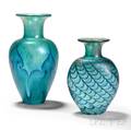 Two Robert Held Art Glass Vases