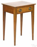 Hepplewhite cherry onedrawer stand 19th c